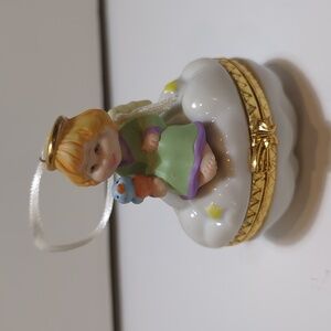 Hallmark Trinket Box Angel Ornament 1999 Little Cloud Keeper